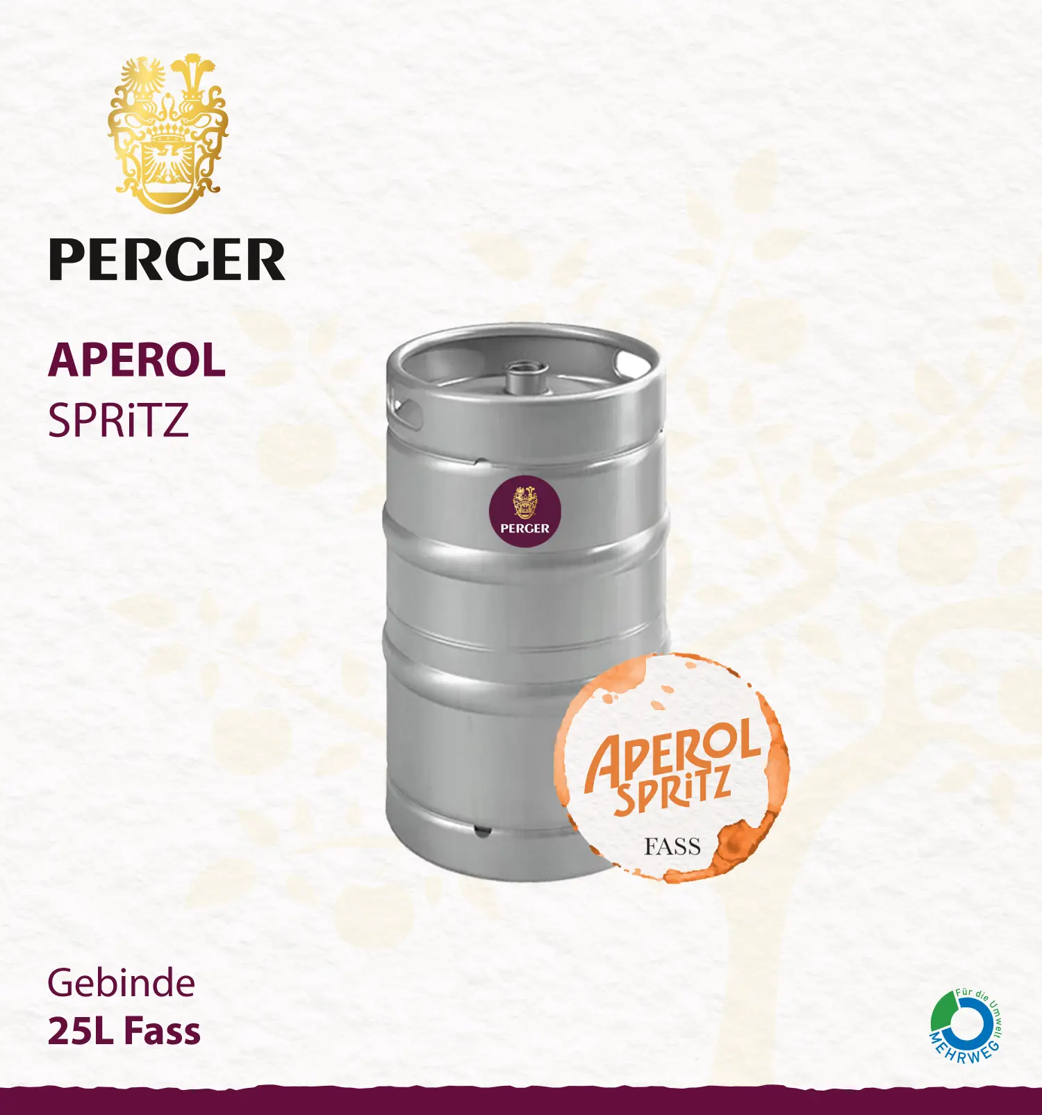 Aperol Spritz (25L Fass)