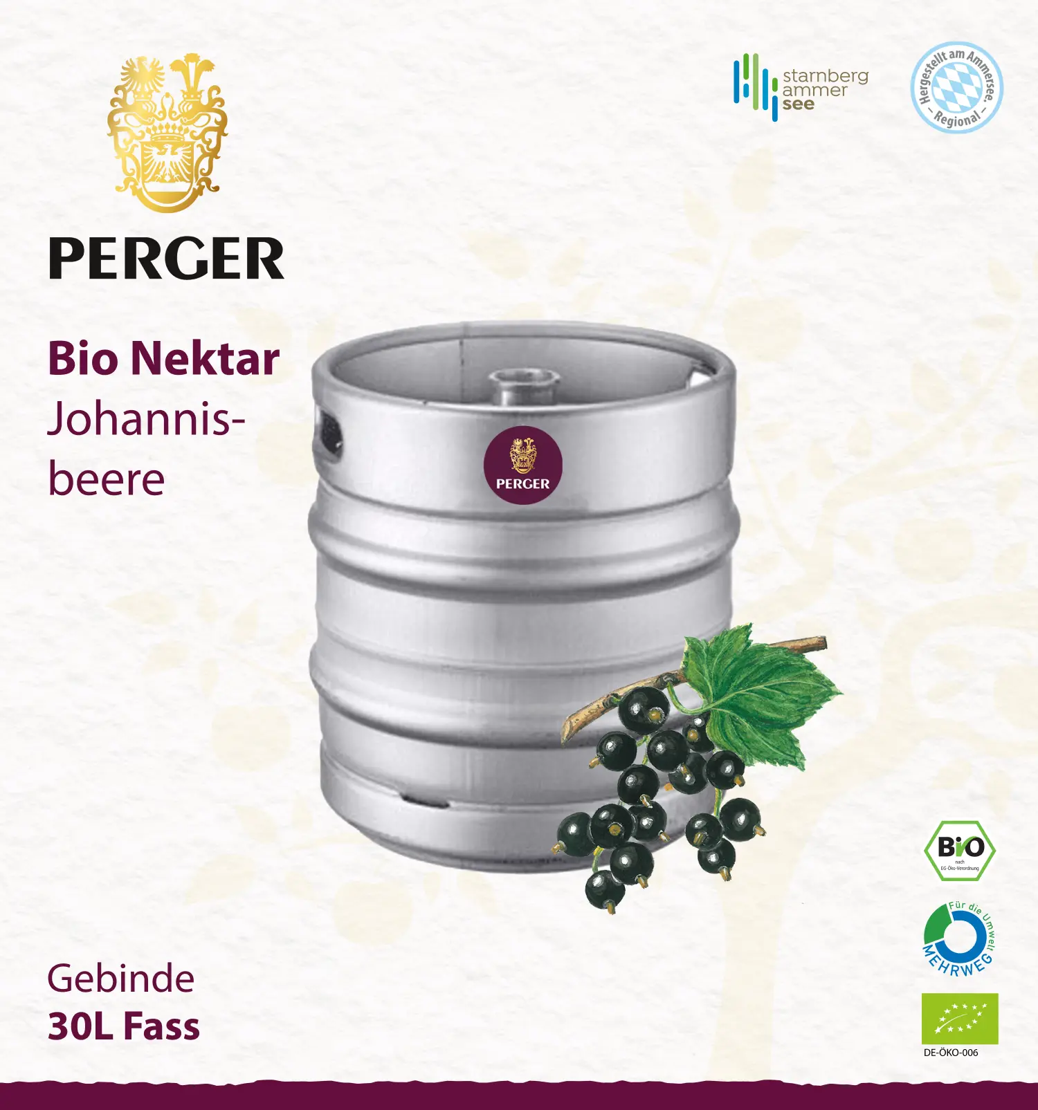 Biokreis Johannisbeere (30L Fass)