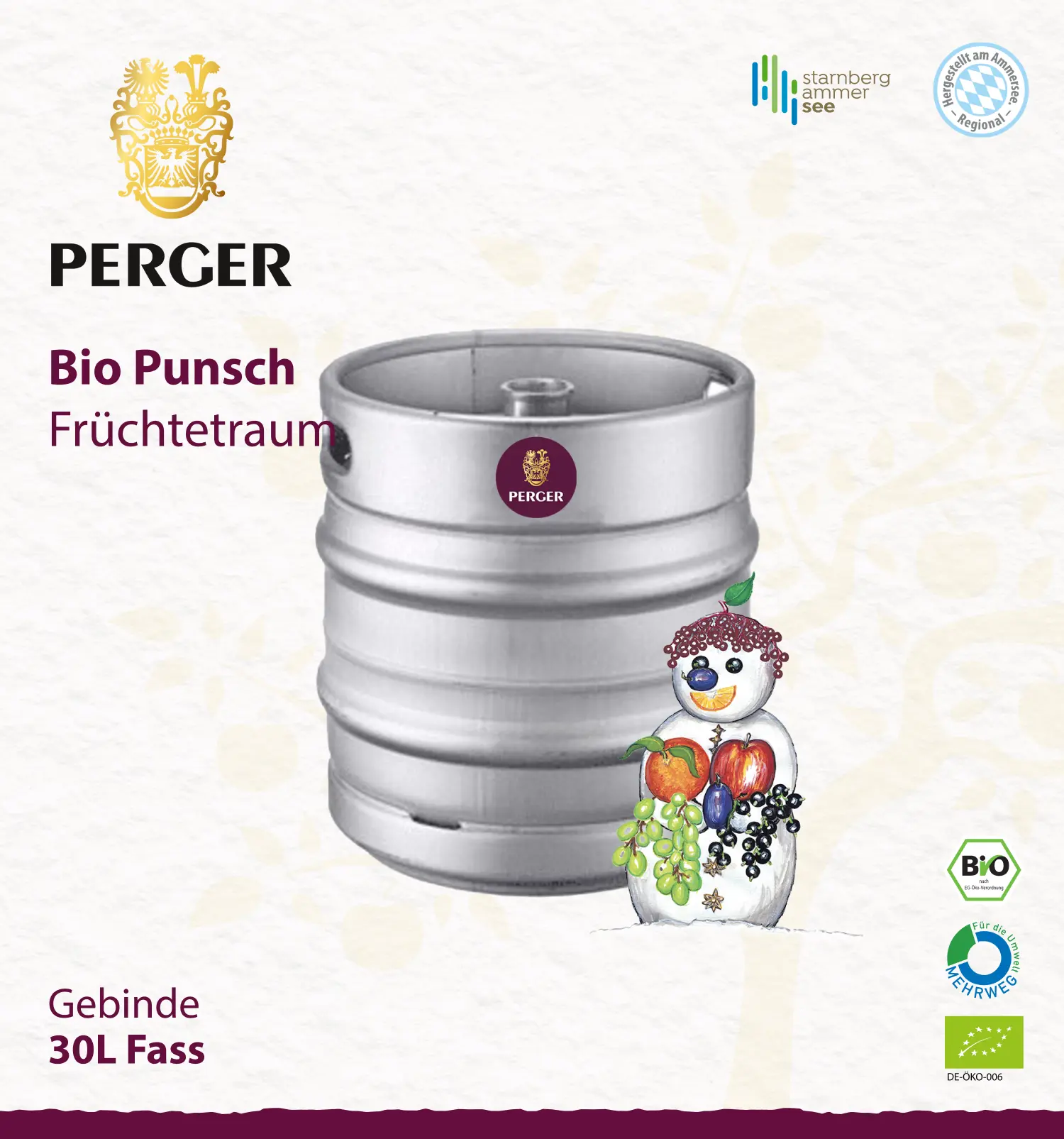 Bio Punsch Früchtetraum (30L Fass)