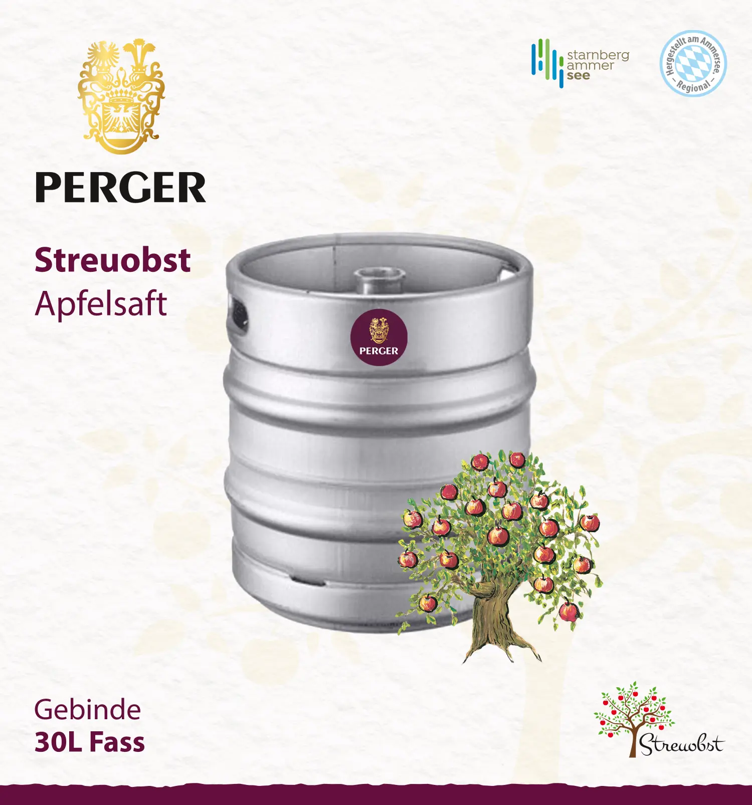Apfelsaft Streuobst (30L Fass)