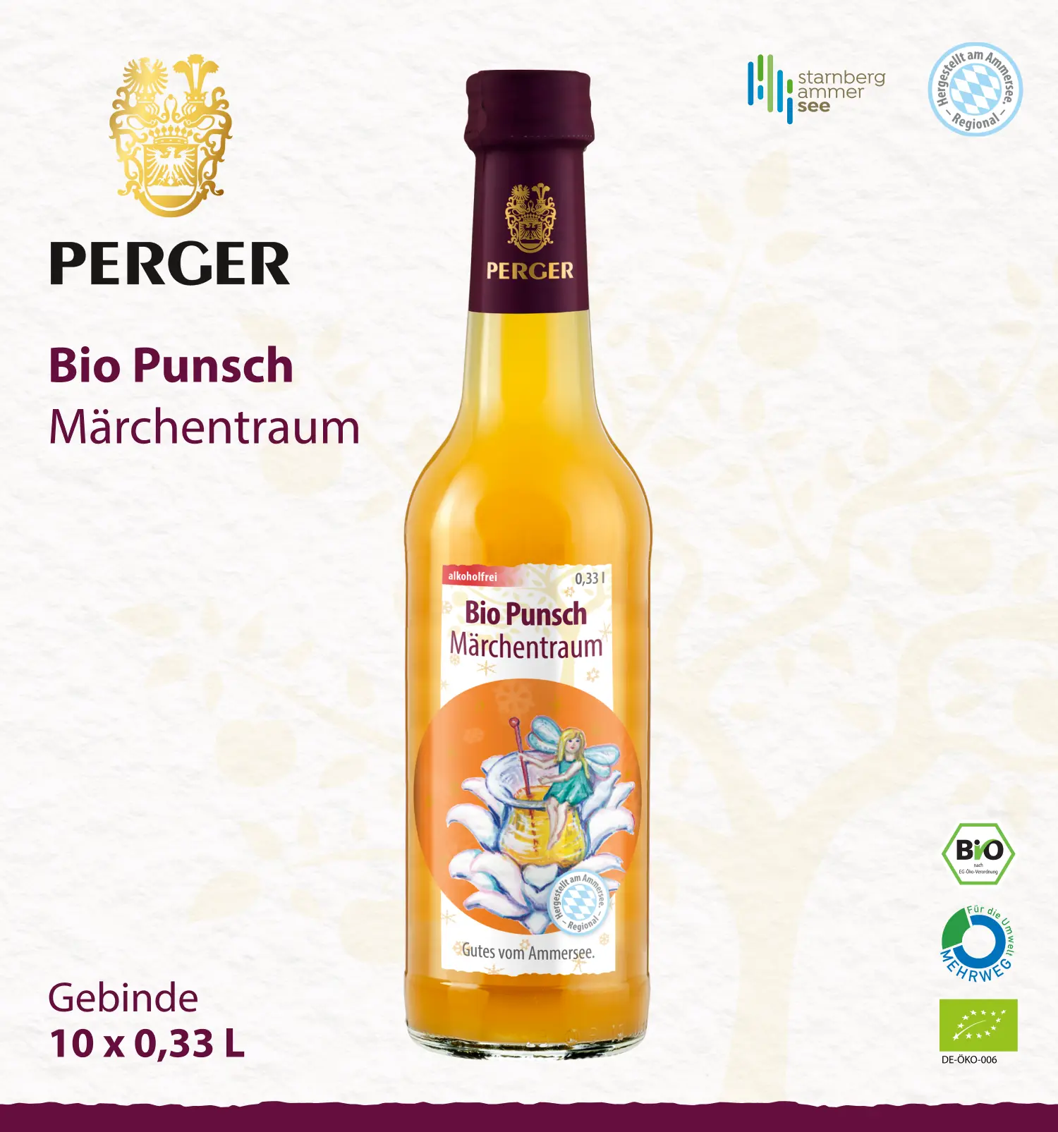 Bio Punsch Märchentraum (20 x 0,33L Kiste)